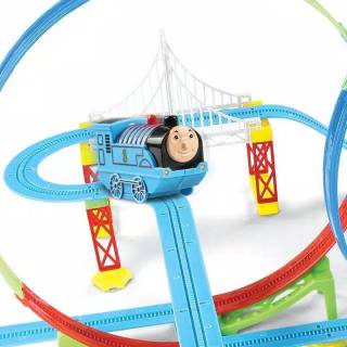 Mainan Anak Thomas And Friends Rail Kereta Api Muter 360 Derajat