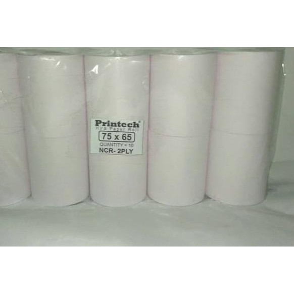 

Printech Kertas Struk Kasir 75 x 65 2 Ply NCR