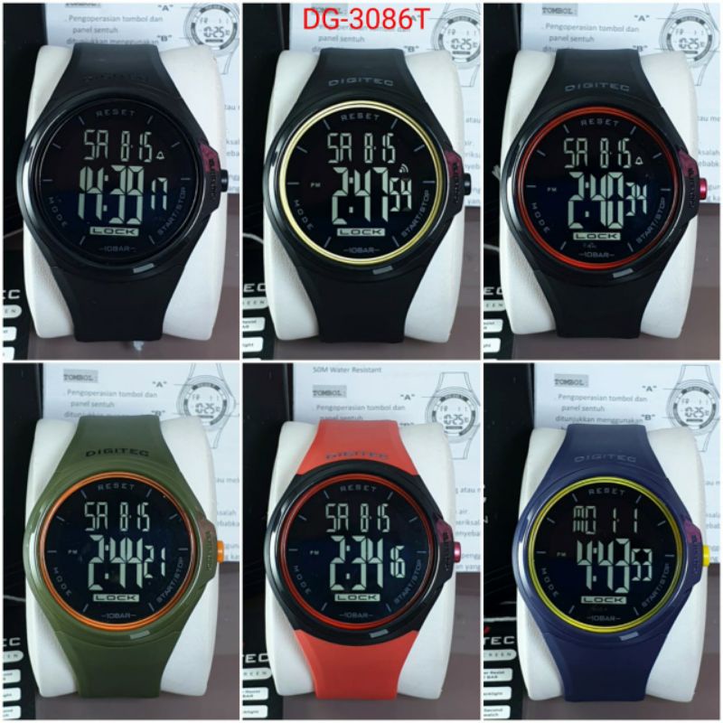 JAM TANGAN DIGITEC DIGITAL TOUCHSCREEN