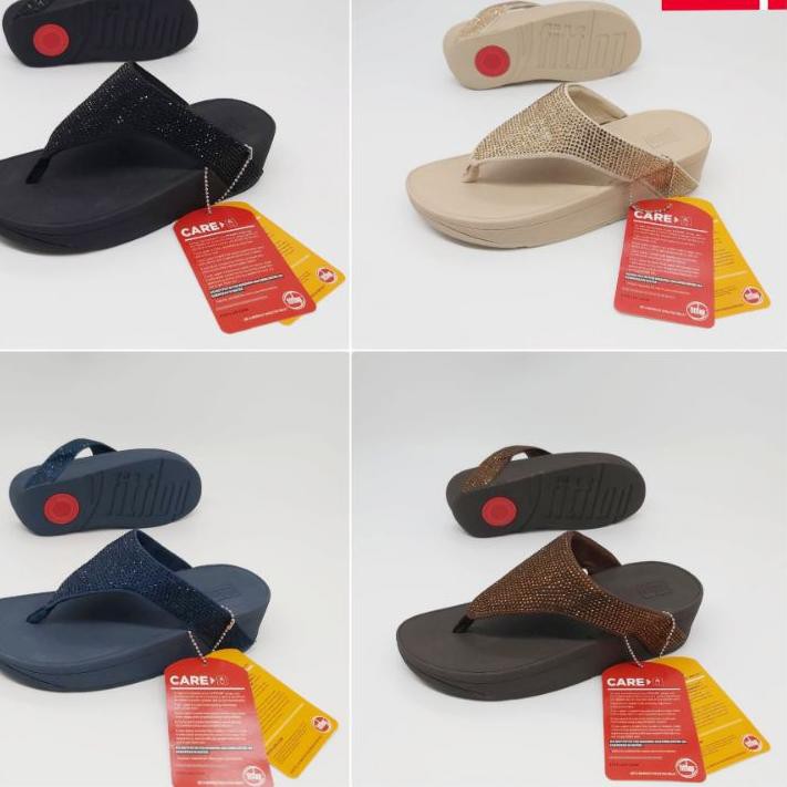 ✤ GoSale 1.1 ✤ SANDAL WANITA FITFLOP CRYSTAL ROCKIT FLIP :)