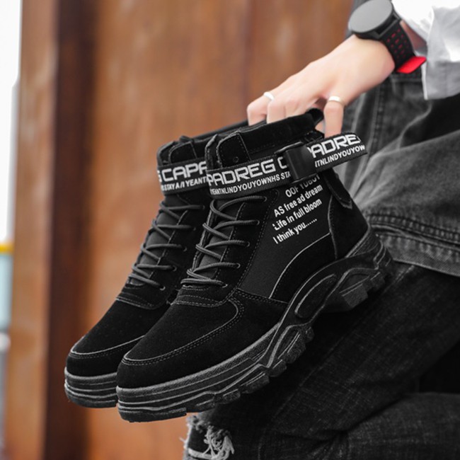 TBIG [COD] Sepatu Pria Anke Boot WELLBOOT Sepatu Import Pria Kuliah Kerja Santai