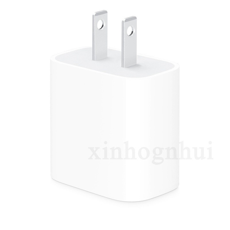 Kabel Power Adapter USB-C 18W Fast Charging Plug US Untuk Iphone 7 / 8 / X / 11 / 12 / 13Pro Max