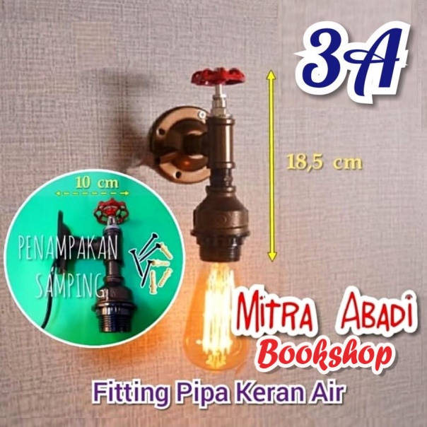 Fitting Lampu E27 - FITTING PIPA AIR III VINTAGE ANTIQUE DECORATION