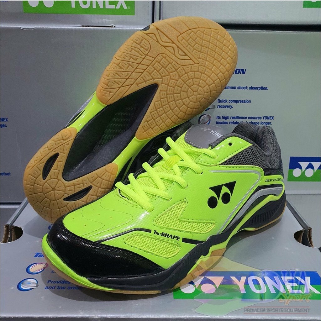 Sepatu Badminton Yonex Court Ace Light Flash Green Original Sunrise Store Surabaya Adha Sport