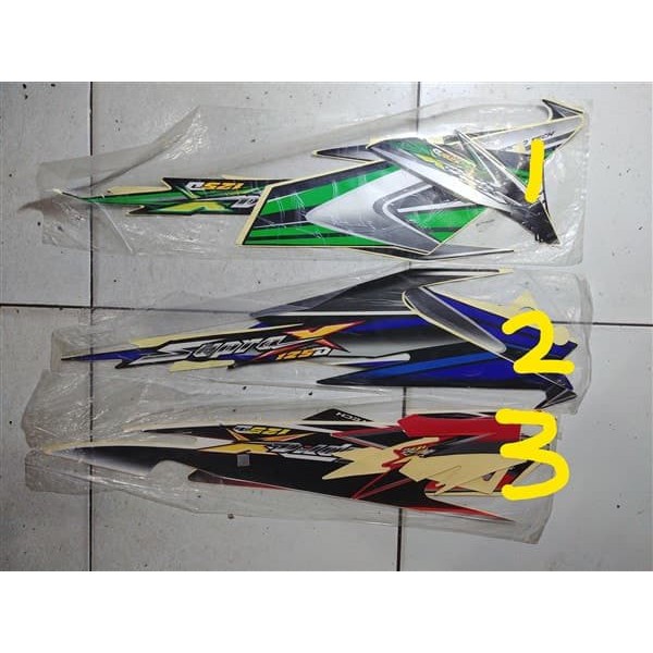 promo Striping lis&Stiker Body&Stiker Motor Supra X 125 2006