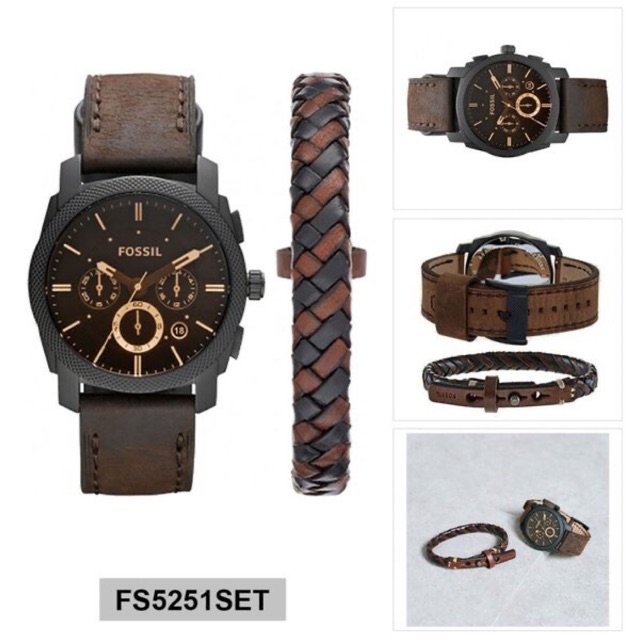 Jam Pria Fossil FS5251 & FS 5251 Original Baterai Gelang FullSet