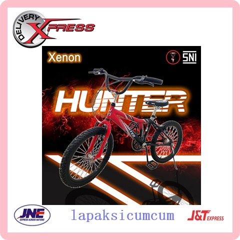 SEPEDA ANAK BMX 18 INCH VELG ALLOY KUALITAS PREMIUM HUNTER TIPE XENON