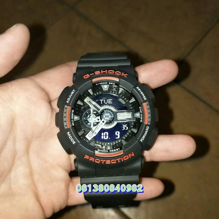 CASIO G-SHOCK GA-110HR-1A / GSHOCK GA110HR ORIGINAL BERGARANSI