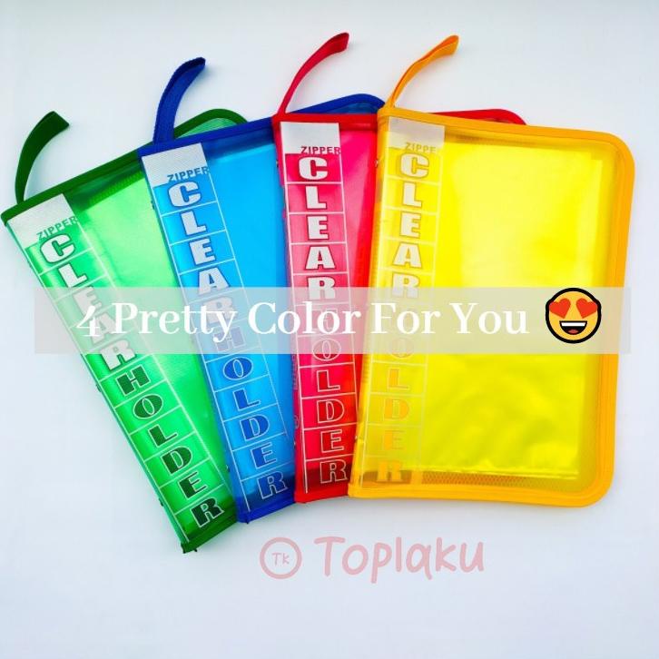 

[PRODUK M8GBK] Clear Holder F4 Map Dokumen Keeper Resleting Anti Air Document Keeper Berkas Map Ijazah Display Book Bag Tas Organizer Kantor File Folder Sertifikat Tempat Dokumen Penting Plastik CZI