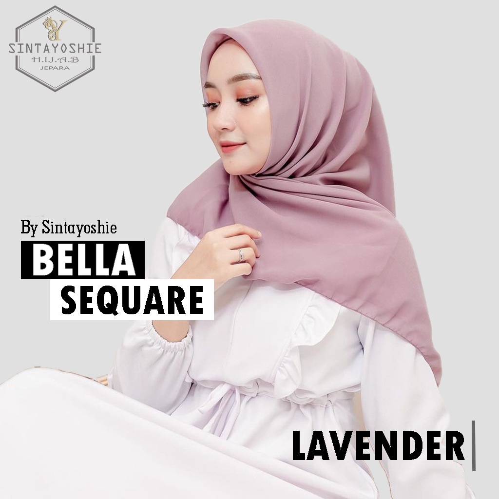 [ ORIGINAL ] Jilbab Bella Square Hijab Segi empat Premium