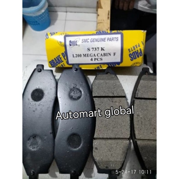 brake pad kampas rem depan Mitsubishi L200 strada mega cabin