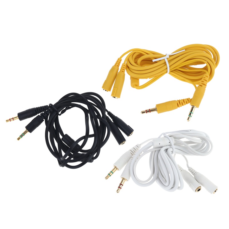 STEELSERIES Cre Kabel Extension Audio Jack 3.5mm Male Ke 2 Female Aux Untuk Siberia V2 PC