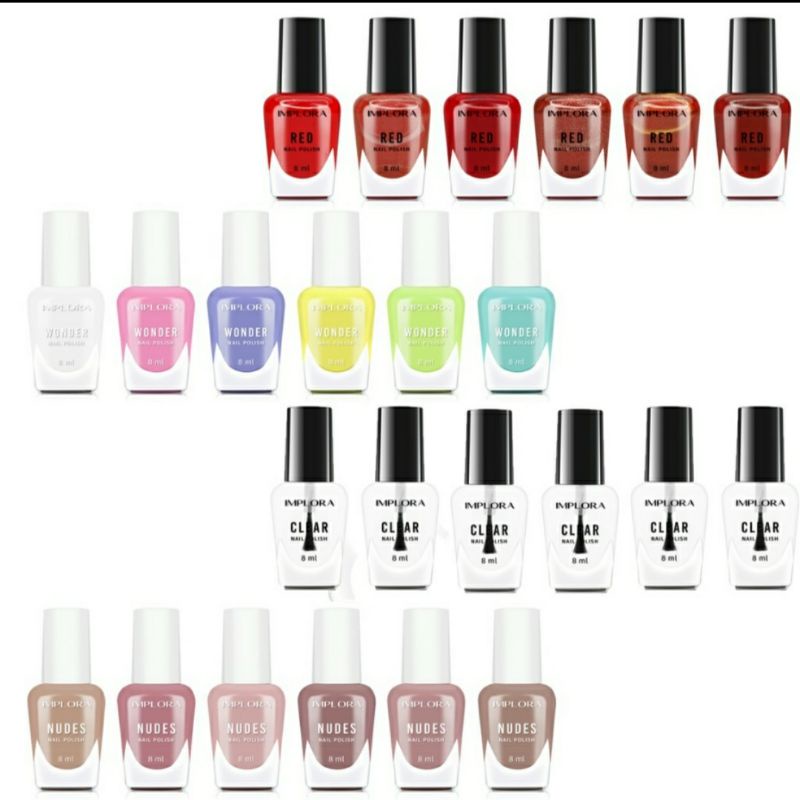 KUTEK IMPLORA | IMPLORA NAIL POLISH | BPOM | KUTEK NUDES | KUTEK RED | KUTEK WONDER | KUTEK BENING