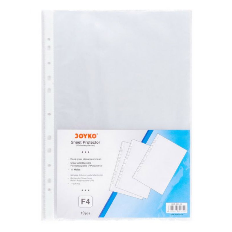 Sheet Protector Plastik Pocket Odrner Folio / A4 Joyko