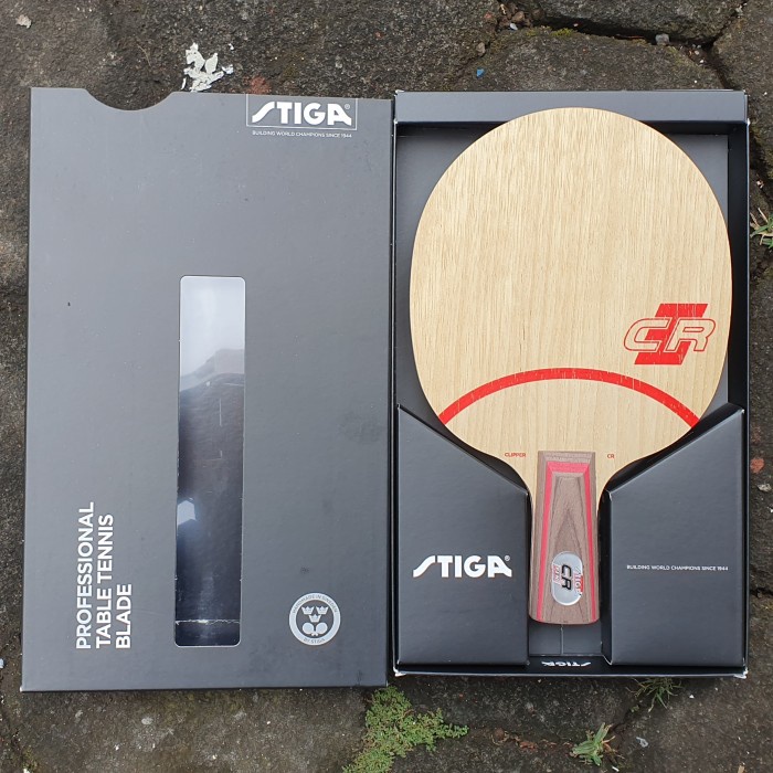 Stiga clipper CR non wrb cp bat bet blade ping pong