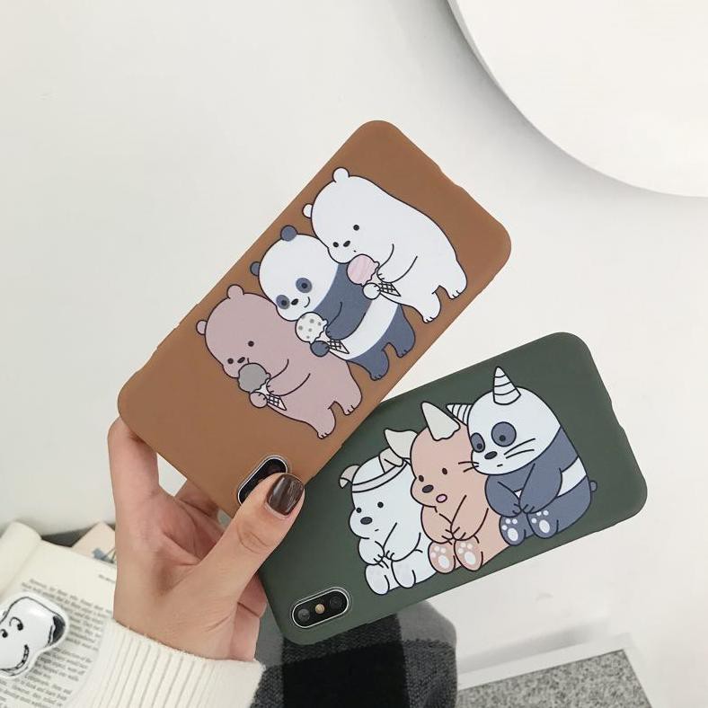 Casing Soft Case TPU Motif We Bare Bears Untuk Oppo A3s  A83  F5 F1s  A39  A57 A37 F7 F9 | LVL