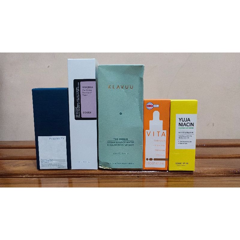 NEW SEGEL COSRX AHA BHA TONER KLAVUU SERUM COJENATURE VITA