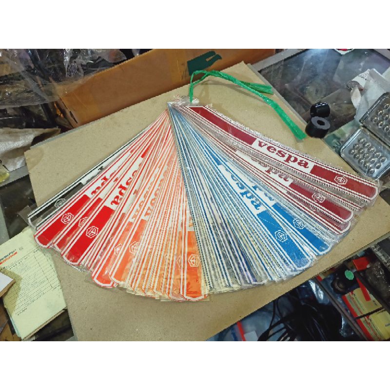 Stiker tepong striping tepong vespa super sprint
