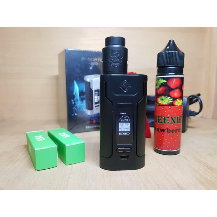 Paket Siap Ngebul Hemat Wismec Predator 200 Watt Kit Rda Vape