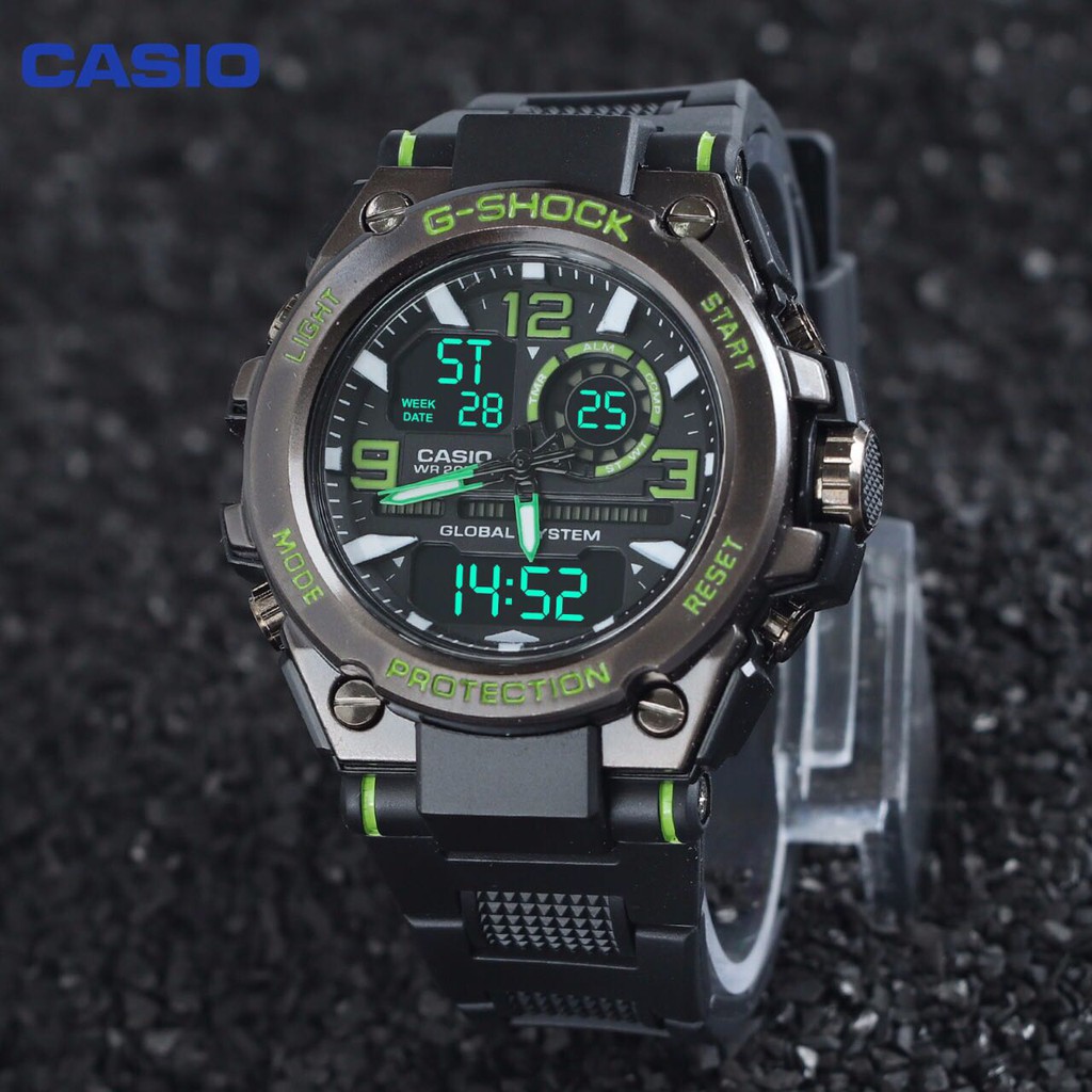 JAM TANGAN PRIA G-SHOCK CASIO 2395 MIKA WATER RESIST GS