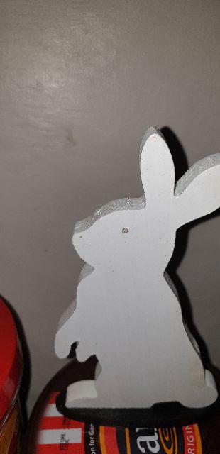 Hiasan Kayu Kelinci 18,5 X 12 Cm