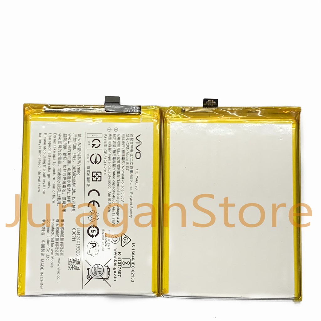 BATERAI BATTERY BATRE VIVO V15 / Y12 / Y15 / Y17 / Z1 PRO B-G7 ORIGINAL