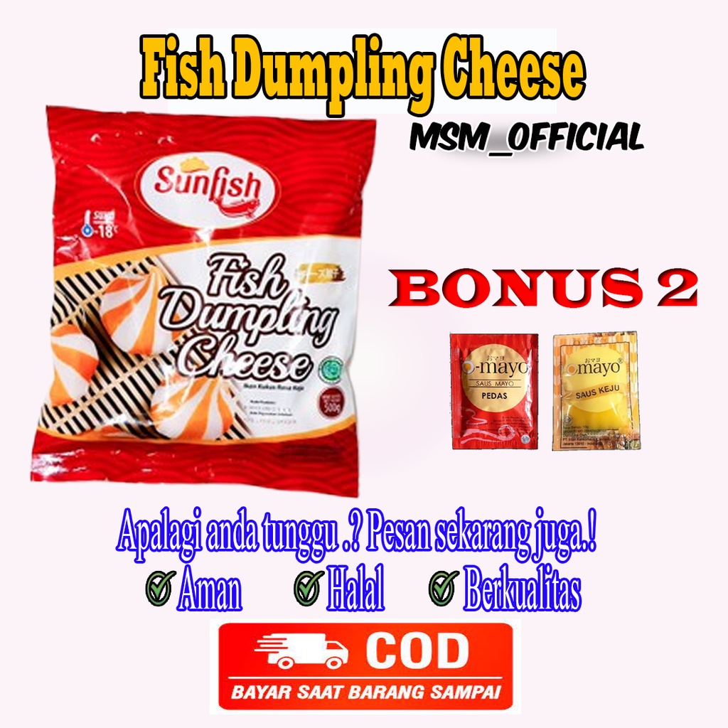 

sunfish Fish Dumpling Cheese Ikan 500gr