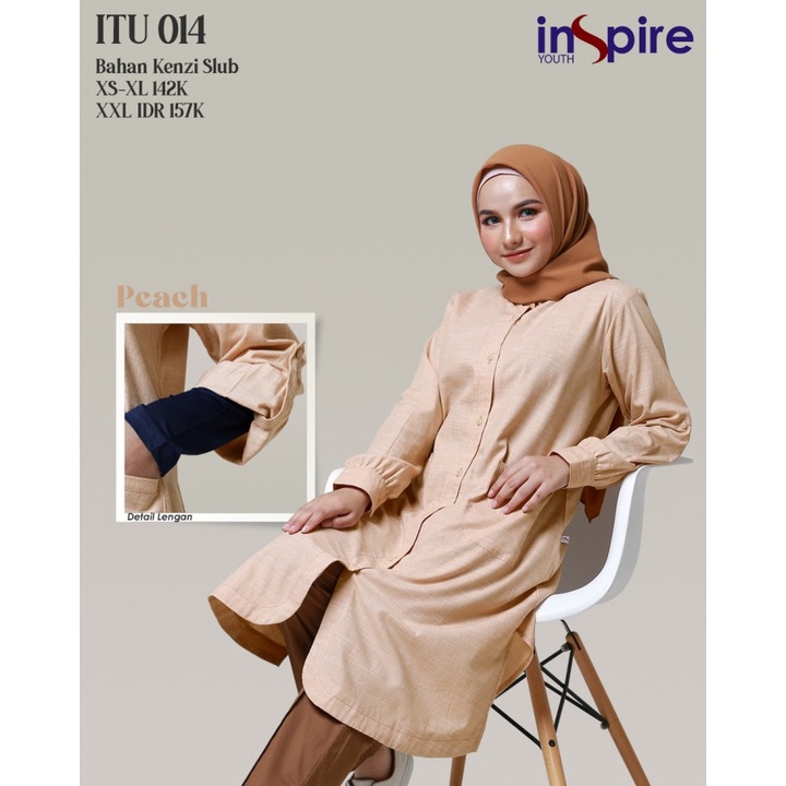 BISA COD - TUNIK INSPIRE ITU 014 FASHION MUSLIM