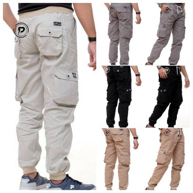 Cargo panjang Celana Outdoor celana cargo bahan twill streetch combed celana RIP CARGO PANJANG