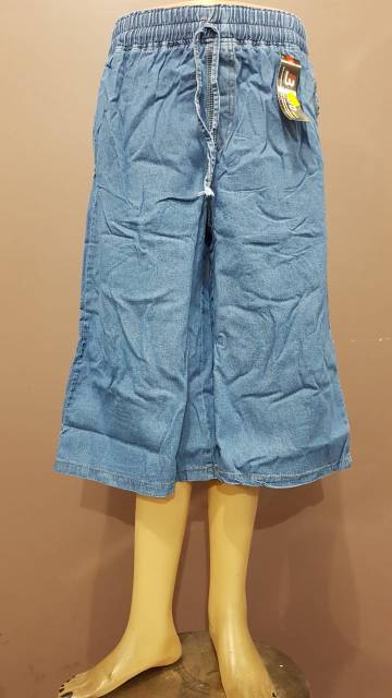 YULI - CELANA KULOT 7/8 JEANS PENDEK WANITA (B-TWO)