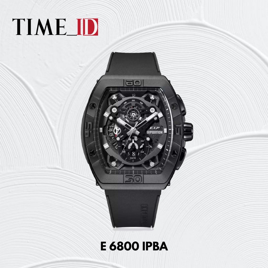 Jam Tangan Expedition E 6800 Black Pria