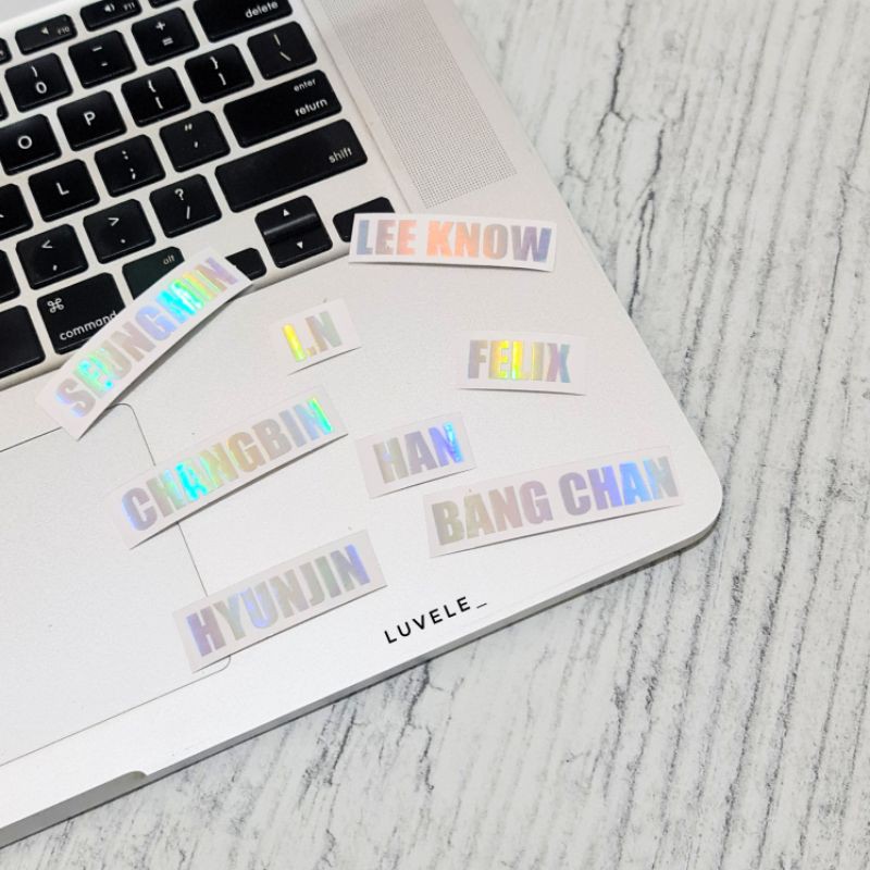 STRAY KIDS SKZ STICKER HOLOGRAM STIKER KPOP CUTTING STIKER GROUP SET