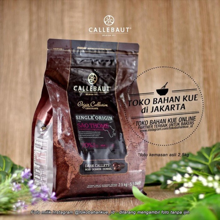 

Callebaut Couverture Chocolate SAO THOME 70 500gr Single Origin Cocoa