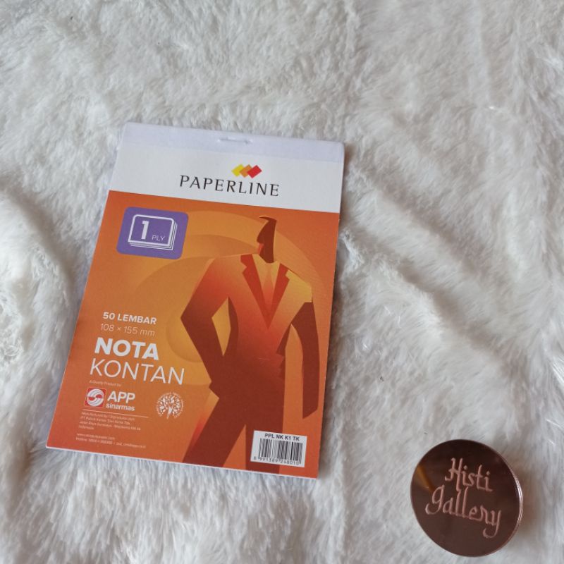 

Paperline Nota Kontan 1 Ply 50 Lembar