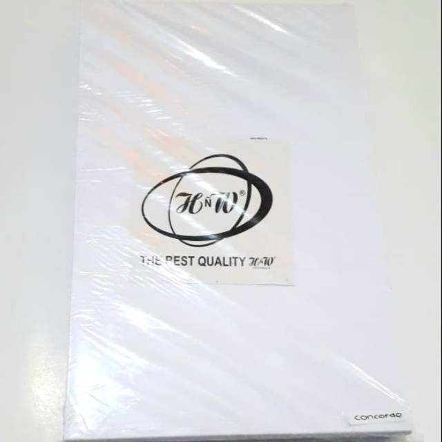 

KERTAS CONCORDE PUTIH F4 90 GRAM 250 LEMBAR / KERTAS PIAGAM