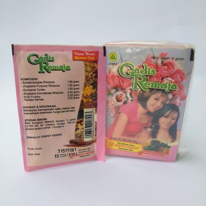 

Jamu Gadis Remaja Sabdo Palon Isi 10 Sachet