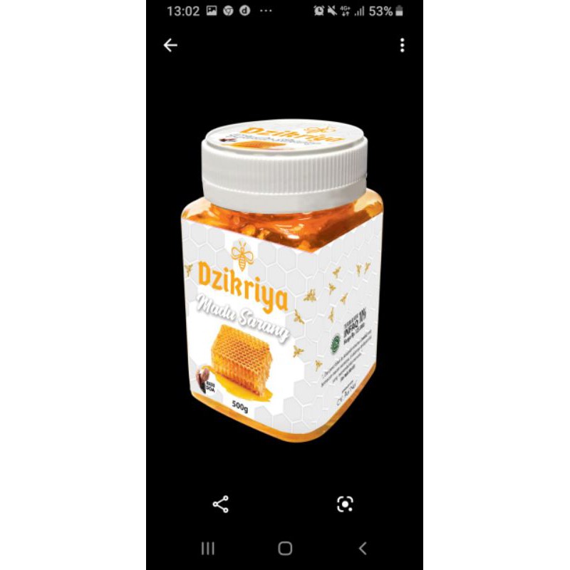 

Madu Dzikriya Madu Sarang
