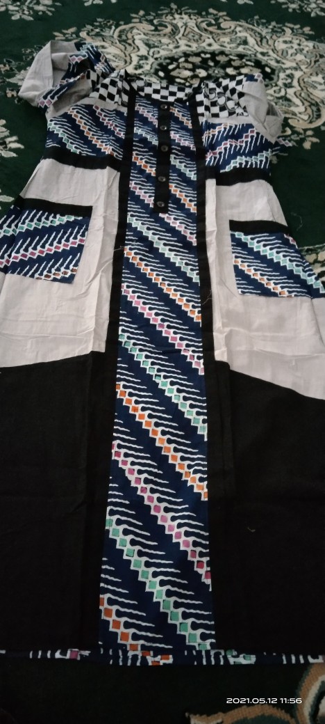 New Arrival Gamis Batik Cap Kombi Exclusif