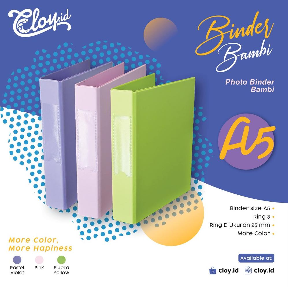 

[KODE PRODUK Q03] BINDER BAMBI A4 & A5