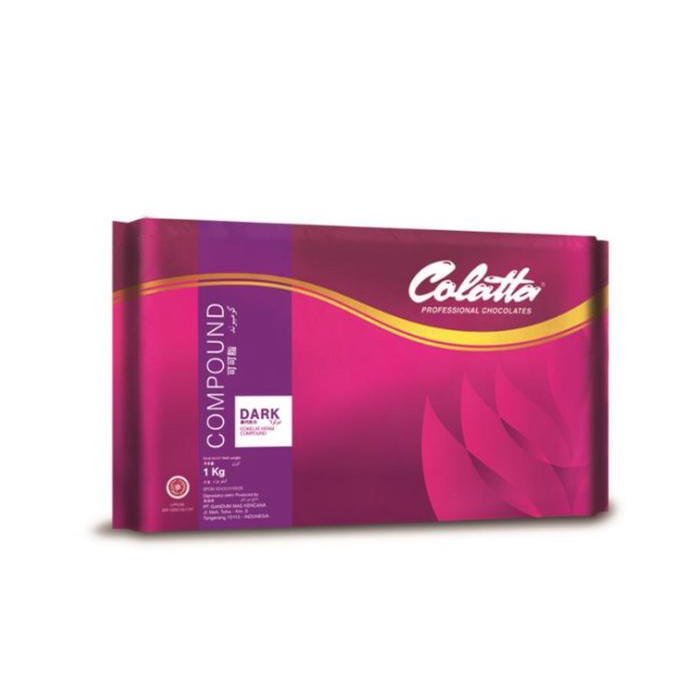 

COLATTA DARK CHOCOLATE COMPOUND 1KG / COLATTA DCC / COKLAT MASAK