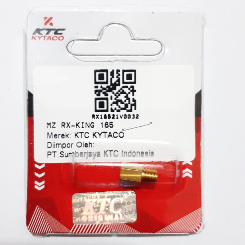 MAIN JET RX KING / RXZ / TM24 / NINJA RR  KTC-165