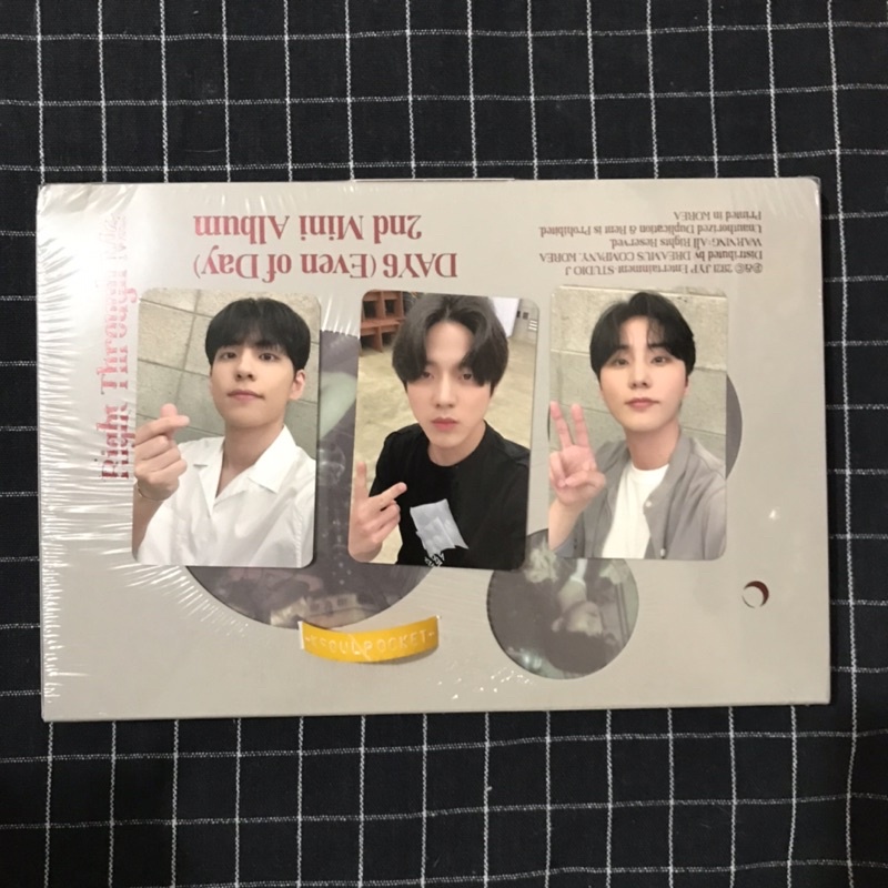 [READY STOCK] Day6 Even of day 2nd Mini album Right Through Me RTM EOD Photocard MMT