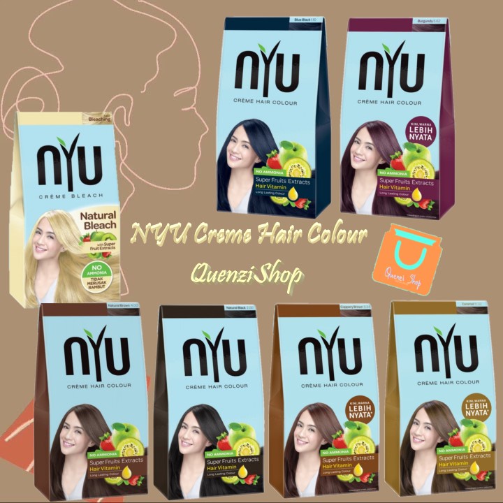 Jual Nyu Creme Hair Colour Perwarna Rambut Shopee Indonesia