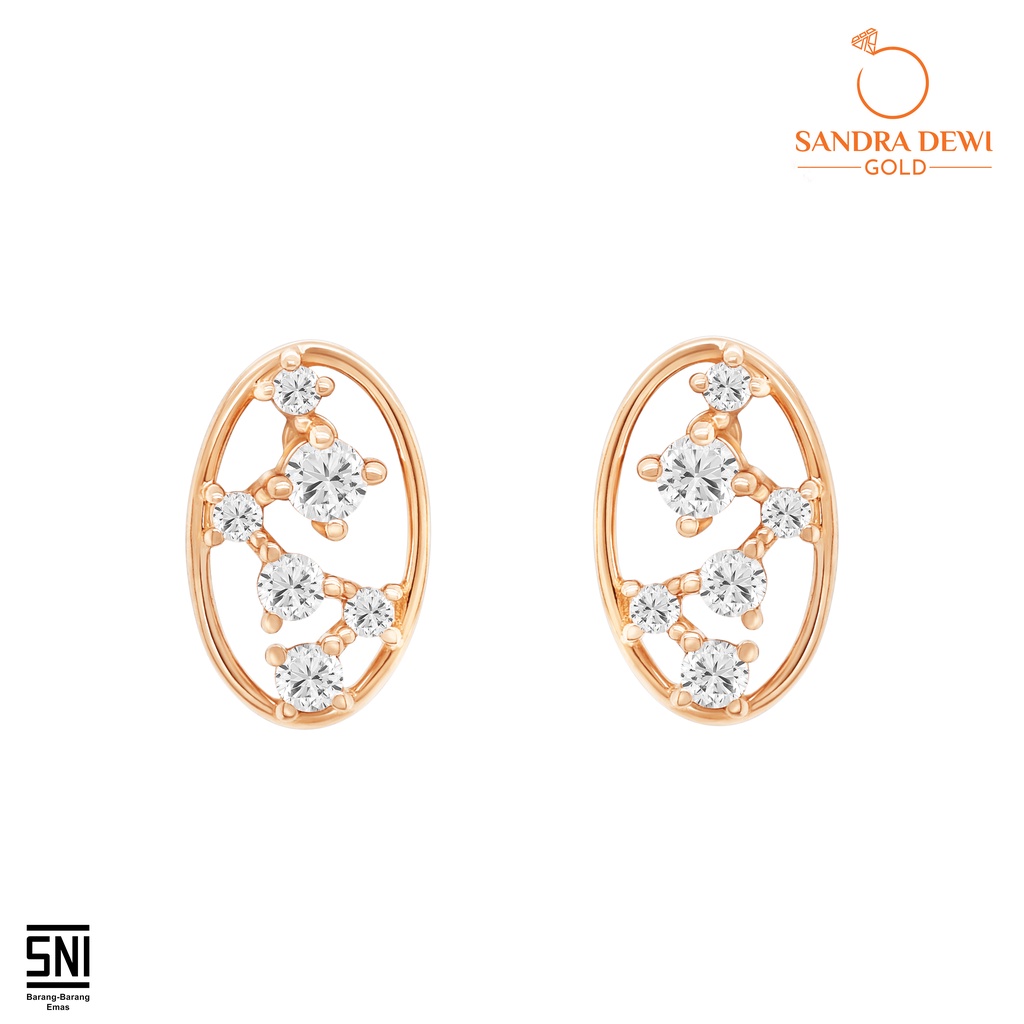 Anting Sandra Dewi Gold Galaxy Intertellar Collection EA200337