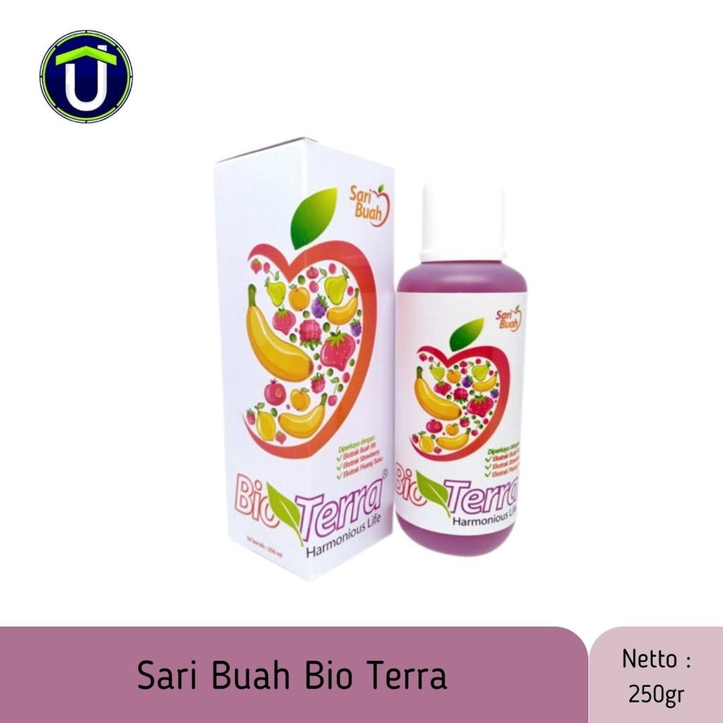 

BIOTERRA SARI BUAH SUPLEMEN MAKANAN PROBIOTIK | 250 ML
