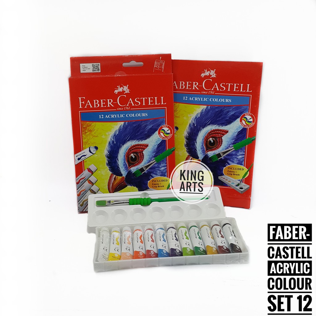 

Faber-castell Acrylic Colour set 12