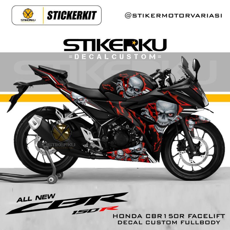 decal CBR 150R facelift/decal fullbbody CBR 150R facelift/ sticker fullbody CBR 150R