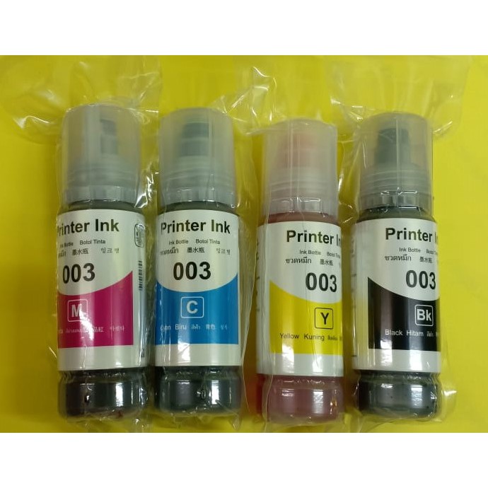 Tinta Refill untuk Printer Epson L1110 L3110 seri 003 Merk PrinterInk