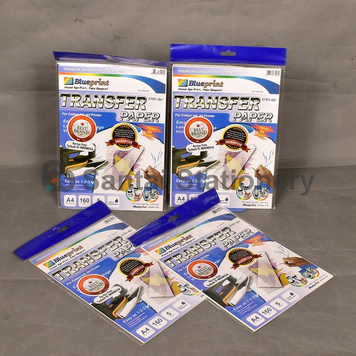

Order Langsung Blueprint Transfer Paper A4 160gsm (Print or Paint) terbaik