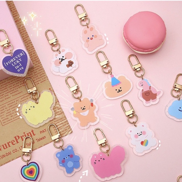 GANTUNGAN KUNCI ACRYLIC KARAKTER ANIMASI KEKINIAN| KEY CHAIN LUCU | GANTUNGAN KUNCI MURAH LUCU | GANTUNGAN KUNCI KARAKTER /